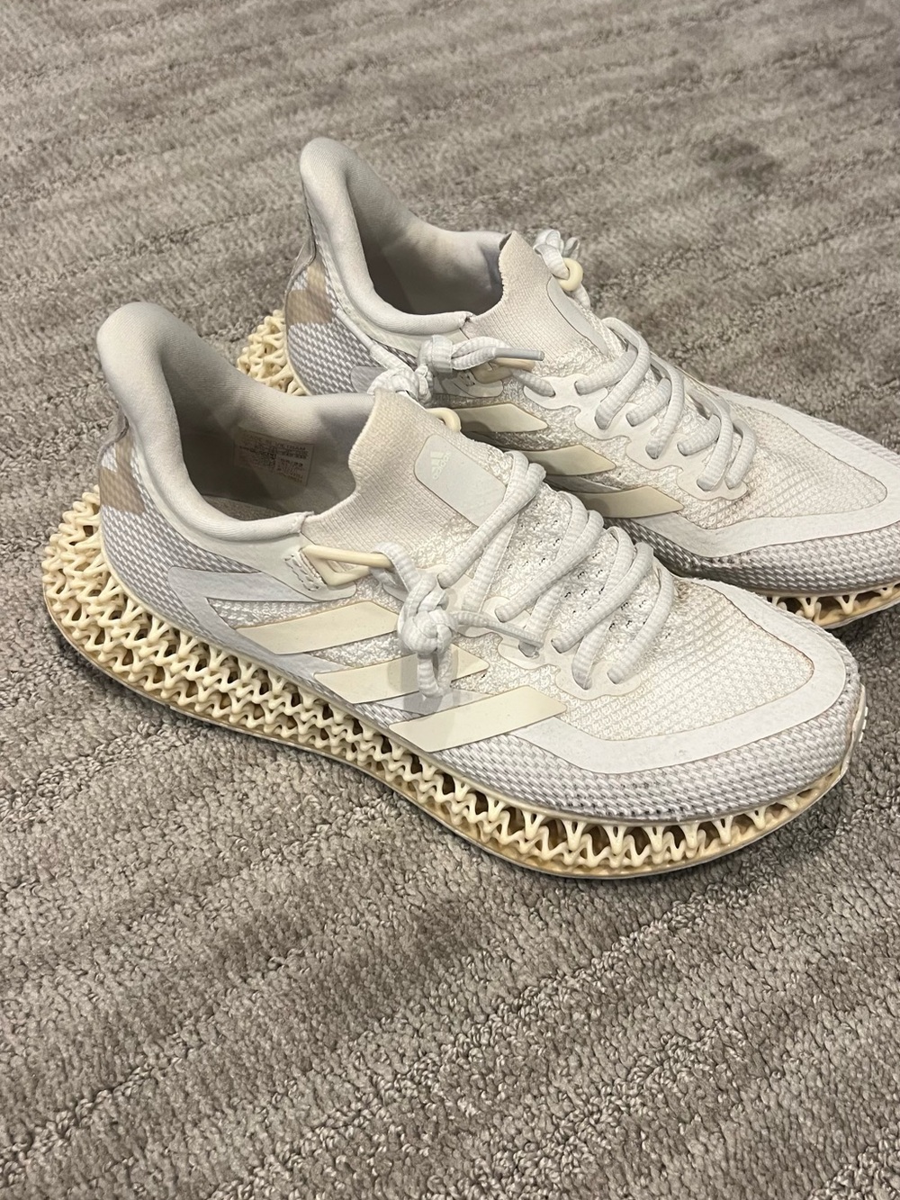Adidas Cloud White Light Cream Women's Athletic Sneakers size 7